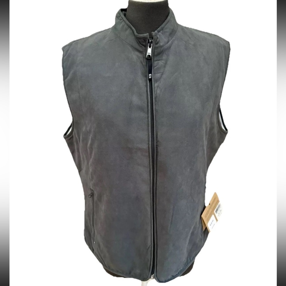 🆕Pacific Trail “Western Wonder” ladies NWT XL polyester silky lined Vest gray